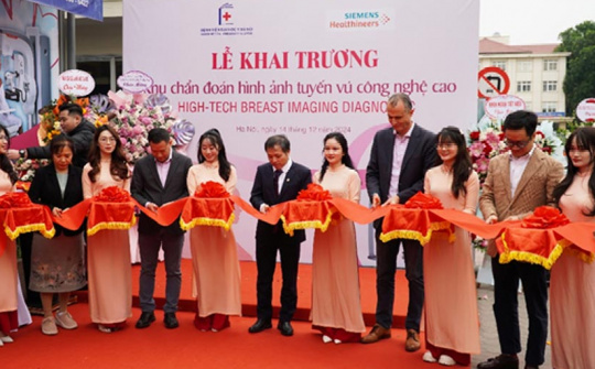 BV ĐH Y Hà Nội ra mắt Khu Chẩn đoán Hình ảnh Tuyến vú Công nghệ cao