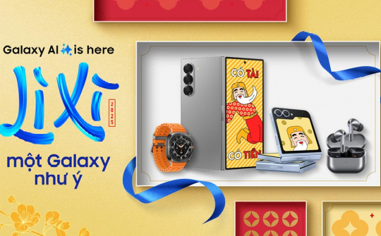 Samsung đề cử các món quà công nghệ để người dùng "lì xì" Xuân mới