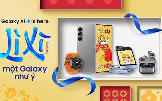 Samsung đề cử các món quà công nghệ để người dùng "lì xì" Xuân mới