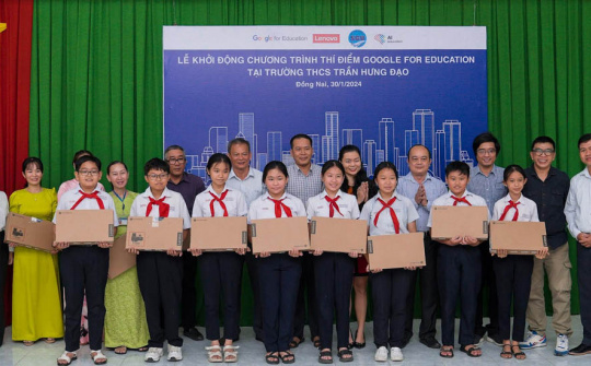 Lenovo, Google và Intel thúc đẩy chuyển đổi số giáo dục tại Đồng Nai