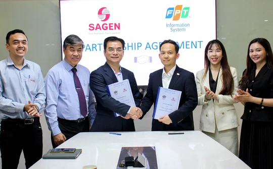 Sagen hợp tác cùng FPT IS thúc đẩy chuyển đổi xanh trong xây dựng
