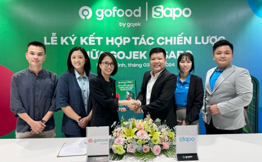 Sapo bắt tay Gojek triển khai giải pháp Sapo FnB quản lý bán hàng đa kênh kết hợp