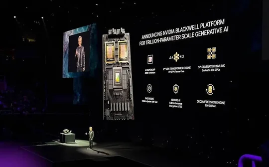 Nvidia ra mắt loạt chip AI Blackwell mạnh nhất thế giới