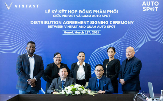 VinFast ký kết thỏa thuận phân phối xe điện tại Micronesia