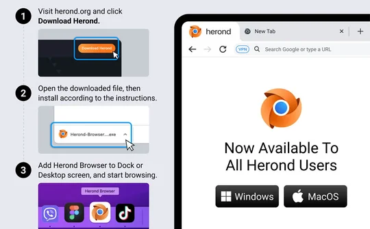 Trình duyệt web Herond Browser chính thức phát hành tại Việt Nam