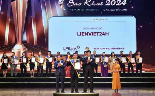LPBank tiếp tục ghi danh tại giải thưởng Sao Khuê 2024