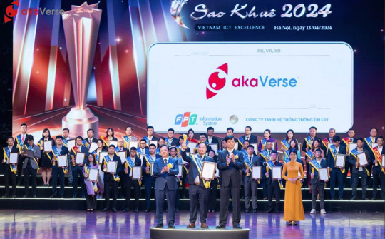akaVerse là giải pháp thực tế ảo duy nhất giành Giải thưởng Sao Khuê 2024