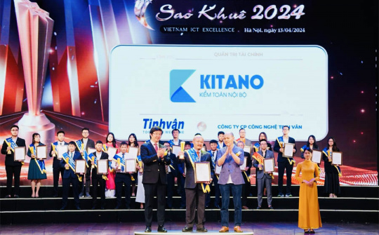Phần mềm kiểm toán nội bộ đầu tiên của Việt Nam nhận giải thưởng Sao Khuê 2024
