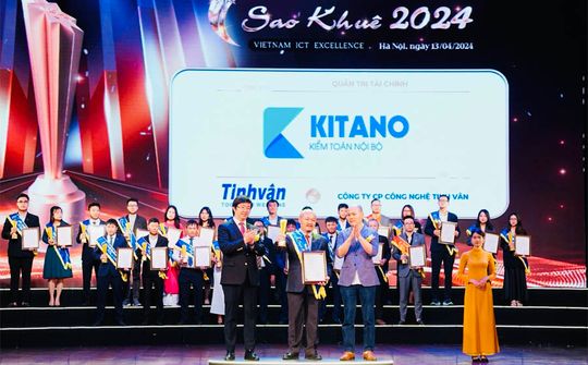 Phần mềm kiểm toán nội bộ đầu tiên của Việt Nam nhận giải thưởng Sao Khuê 2024