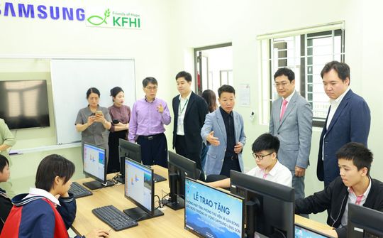 Trường Hy vọng Samsung Lạng Sơn được trang bị thêm cơ sở hạ tầng hiện đại