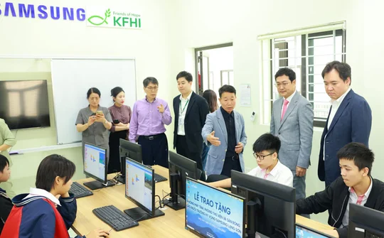 Trường Hy vọng Samsung Lạng Sơn được trang bị thêm cơ sở hạ tầng hiện đại