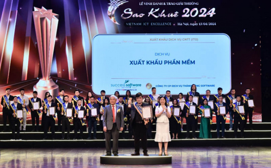 Success Software Services 3 năm liên tiếp đạt giải thưởng Sao Khuê