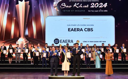 EAERA giành giải thưởng Sao Khuê 2024 với giải pháp lõi chứng khoán EAERA CBS