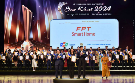 Giải thưởng Sao Khuê 2024 vinh danh FPT Smart Home năm thứ 2 liên tiếp