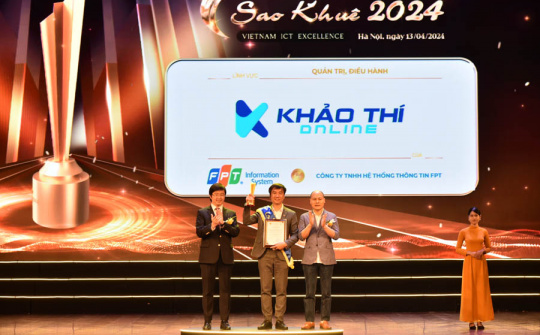 Hai giải pháp EdTech của FPT IS “tỏa sáng” tại Sao Khuê 2024