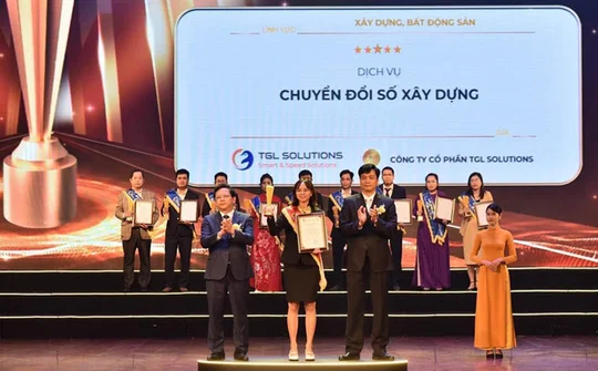 TGL Solutions khẳng định vị thế dẫn đầu trong lĩnh vực chuyển đổi số xây dựng với giải thưởng Sao Khuê được xếp hạng 5 sao