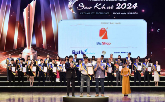 Giải pháp của Bizfly tiếp tục ghi danh tại Sao Khuê 2024
