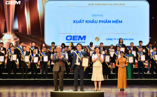 Dịch vụ ITO của Công ty Cổ phần GEM nhận giải thưởng Sao Khuê 2024
