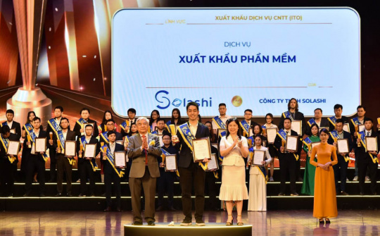 Solashi vinh dự nhận giải thưởng Sao Khuê 2024 về “Dịch vụ Xuất khẩu CNTT”