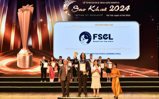 FSEL tự hào nhận giải thưởng "thúc đẩy đổi mới sáng tạo" - Sao Khuê 2024