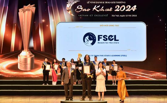 FSEL tự hào nhận giải thưởng "thúc đẩy đổi mới sáng tạo" - Sao Khuê 2024