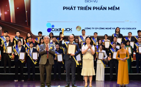 CodLUCK vinh dự đạt giải thưởng Sao Khuê 2024 với dịch vụ “Phát triển phần mềm”