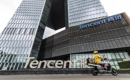 Doanh thu Tencent tăng mạnh quý thứ 5 liên tiếp