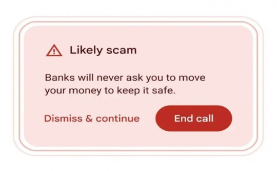 Google giới thiệu AI giúp cảnh báo cuộc gọi lừa đảo tiềm ẩn