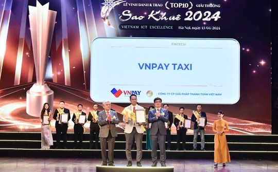 VNPAY Taxi lọt top 10 Sản phẩm xuất sắc Sao Khuê 2024