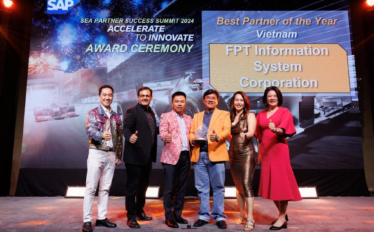 FPT IS là đại diện Việt Nam duy nhất được vinh danh đối tác tốt nhất của SAP
