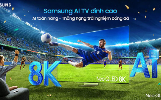 Samsung AI TV tung ưu đãi lớn mùa EURO 2024