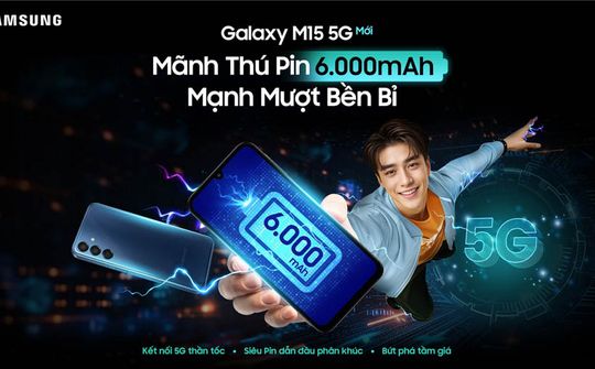 Galaxy M15 5G ra mắt thị trường Việt Nam, giá từ 4,69 triệu đồng