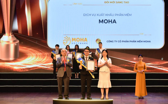 Đổi mới sáng tạo: MOHA Software lọt Top tại Lễ trao giải SAO KHUÊ 2024