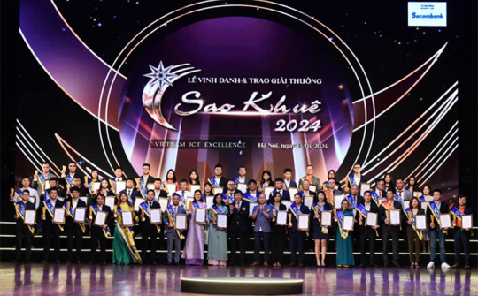 Sổ tay Đảng viên điện tử MobiFone vinh dự nhận giải thưởng Sao Khuê 2024