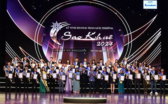 Sổ tay Đảng viên điện tử MobiFone vinh dự nhận giải thưởng Sao Khuê 2024