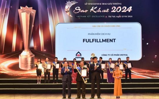 Giải pháp Phần mềm kho Fulfillment VietFul vinh dự đón nhận giải thưởng Sao Khuê 2024