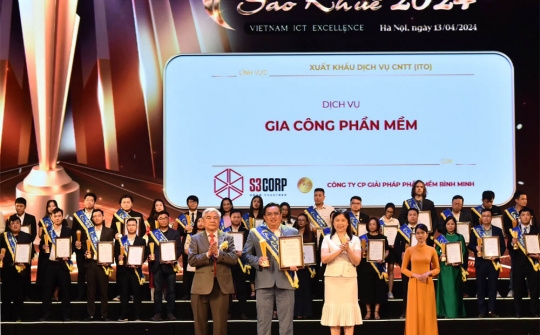 S3Corp. - Lần thứ 4 liên tiếp vinh dự nhận giải thưởng Sao Khuê
