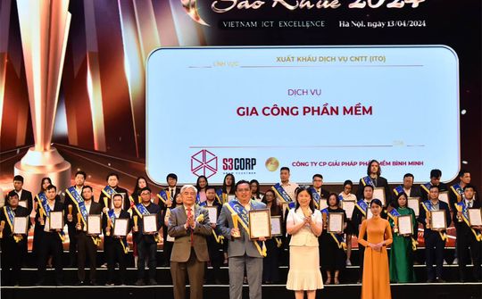S3Corp. - Lần thứ 4 liên tiếp vinh dự nhận giải thưởng Sao Khuê