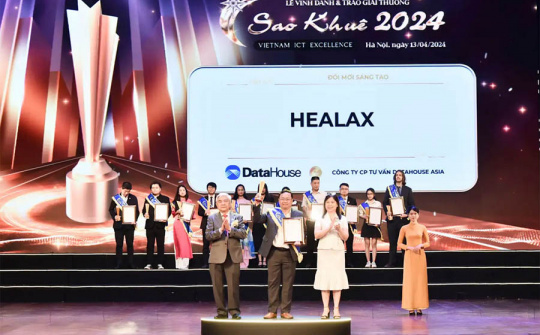Ứng dụng Quản lý Sức Khỏe Tinh Thần - Healax của DataHouse dành giải thưởng Sao Khuê 2024