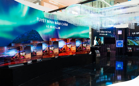 Tác phẩm của nghệ sĩ trẻ Việt Nam đến với công chúng qua TV OLED LG
