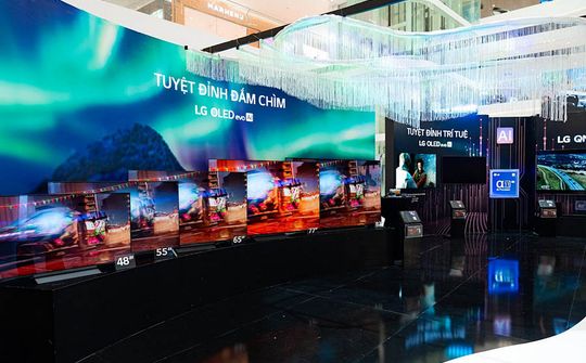 Tác phẩm của nghệ sĩ trẻ Việt Nam đến với công chúng qua TV OLED LG