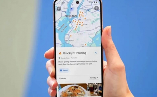 Google triển khai thiết kế giao diện mới cho Google Maps