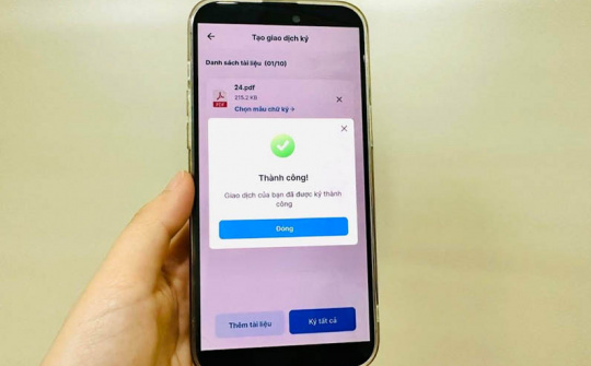 Chữ ký số góp phần đảm bảo xác thực an toàn các giao dịch tài chính, ngân hàng