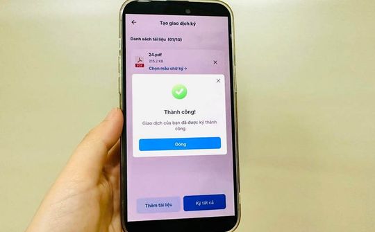 Chữ ký số góp phần đảm bảo xác thực an toàn các giao dịch tài chính, ngân hàng