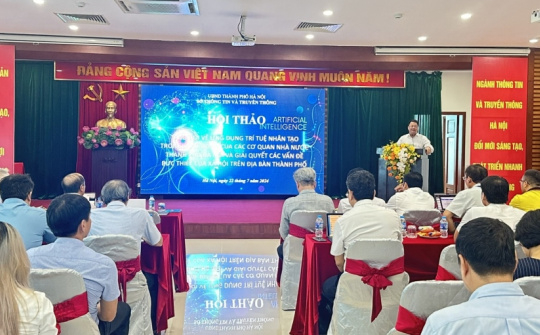 Hà Nội: Bàn giải pháp ứng dụng AI giải quyết vấn đề dân sinh