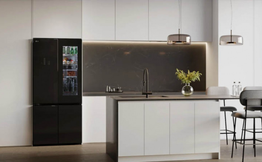 LG ra mắt tủ lạnh InstaView French Door mới với thiết kế 4 cánh mặt gương