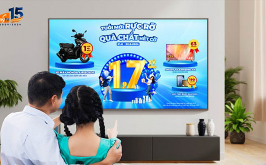 Đăng ký liền tay tham gia khuyến mại “Tuổi Mới Rực Rỡ - Quà Chất Hết Cỡ”