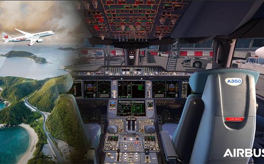 Japan Airlines ký kết đặt mua Thiết bị huấn luyện quy trình bay bằng công nghệ thực tế ảo cho máy bay A350