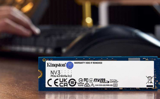 Kingston ra mắt ổ cứng NV3 PCIe 4.0 NVMe SSD thế hệ mới