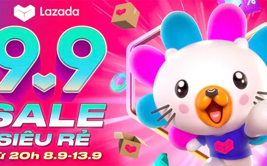 Lazada triển khai lễ hội mua sắm giảm giá 9/9